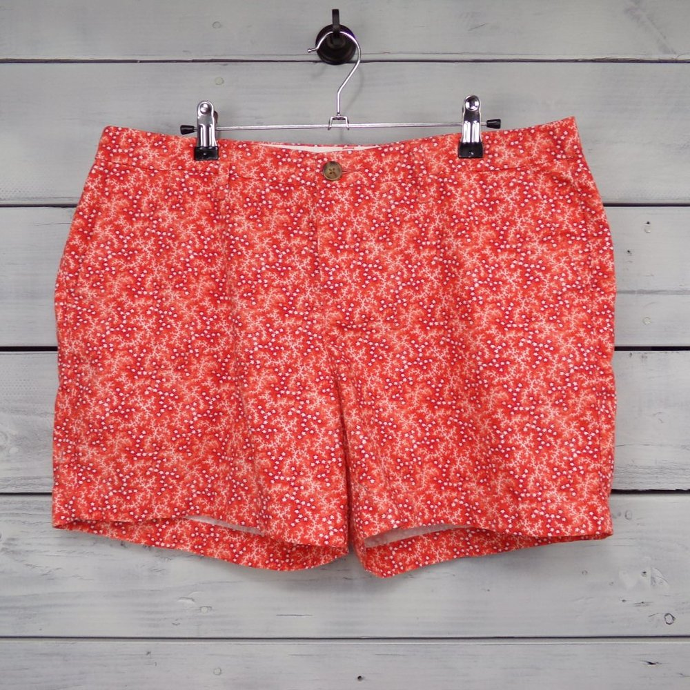 Old Navy Women's Pink & White Shorts-Size 10 - Picture 3 of 13
